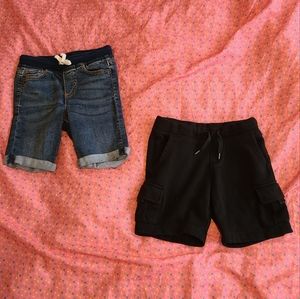Bundle Boys Jean and Sweat Shorts size 5 Old Navy